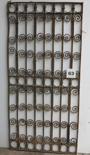 Wrought iron panel